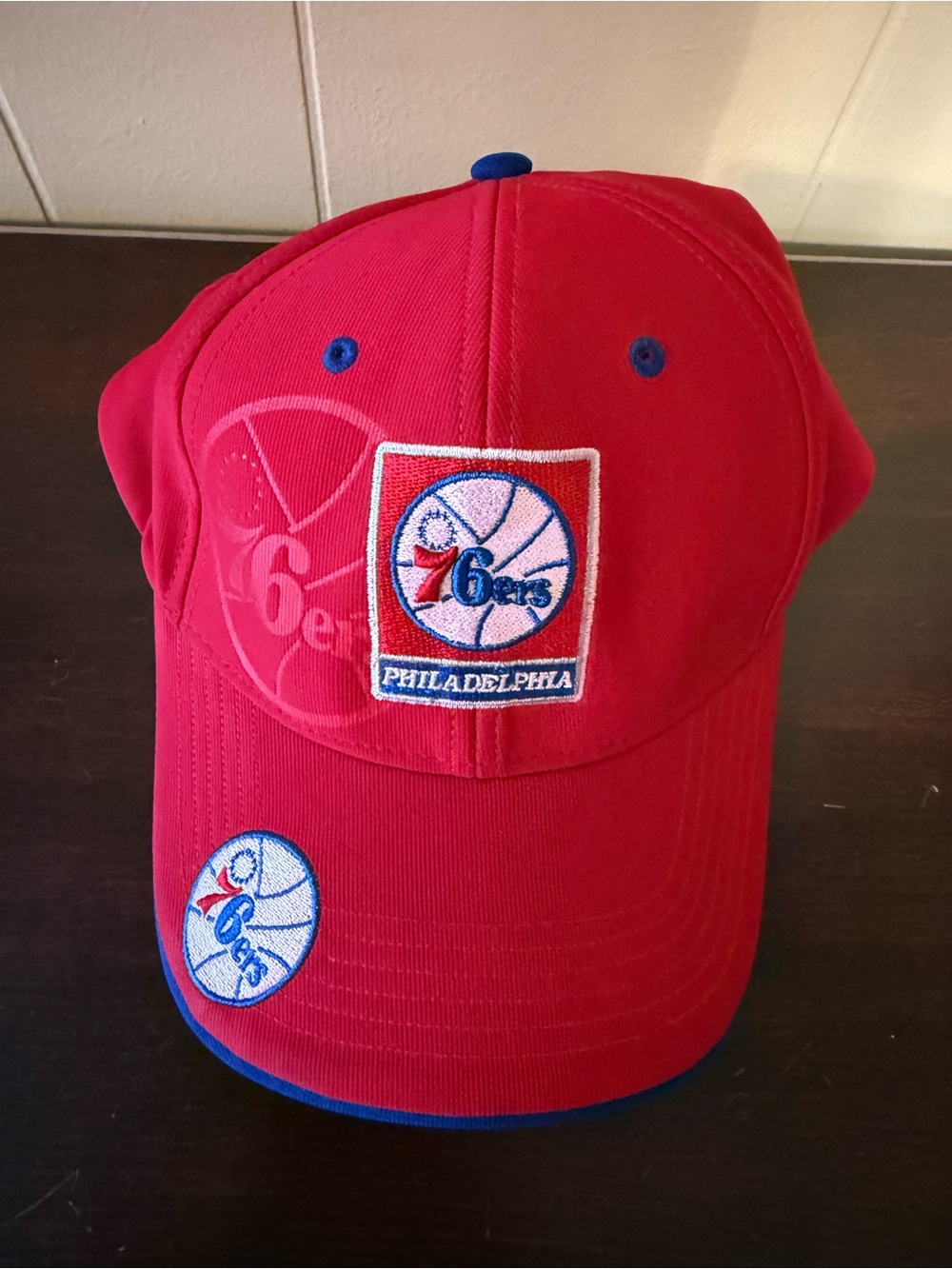 Men’s NBA Philadelphia 76ers Fitted Hat One Size Stretch